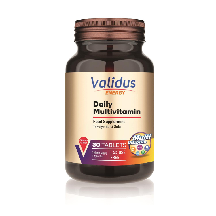 Validus Energy Daily Multivitamin 30 Tablet