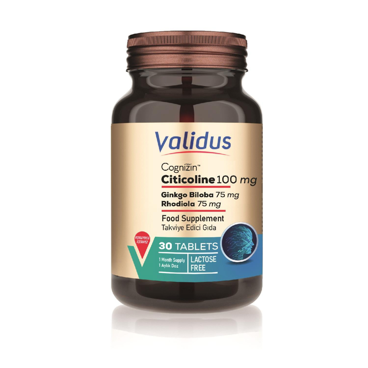 Validus Cognizin Sitikolin 100 mg 30 Tablet