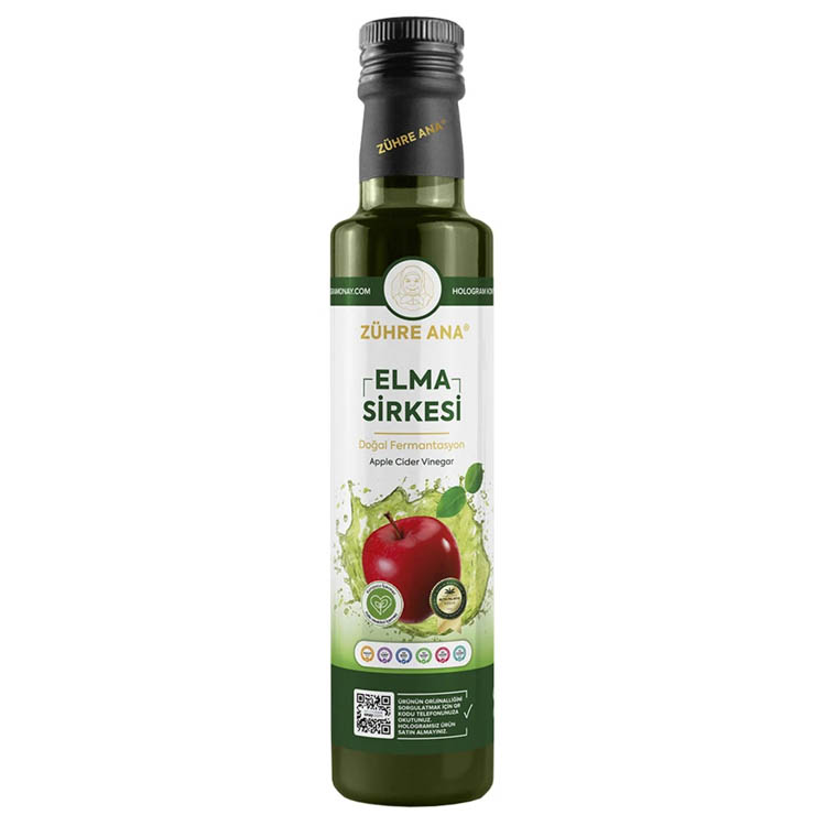 Zühre Ana Elma Sirkesi Doğal Fermantasyon Apple Cider Vinegar 500 ml