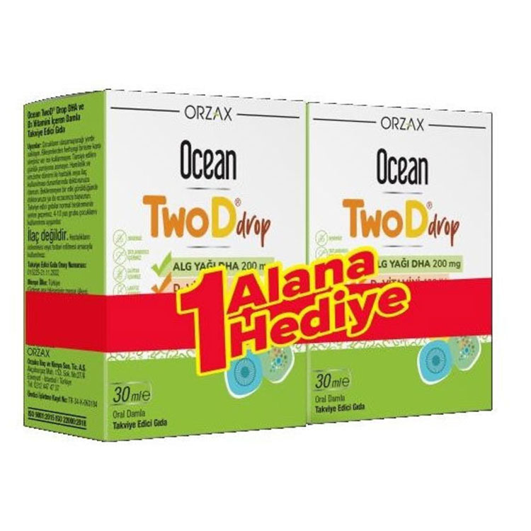 Ocean Twod Damla 30 ml - 1 Alana 1 Hediye