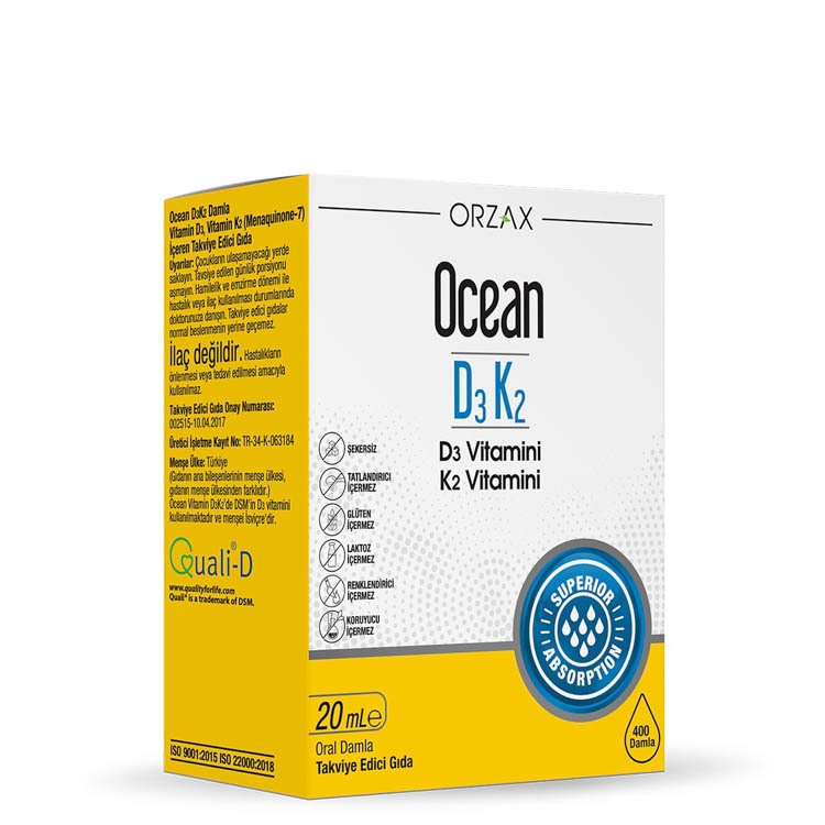 Ocean D3K2 Damla 20 ml