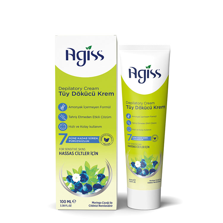 Agiss Tüy Dökücü Krem Hassas Ciltler İçin 100 ml