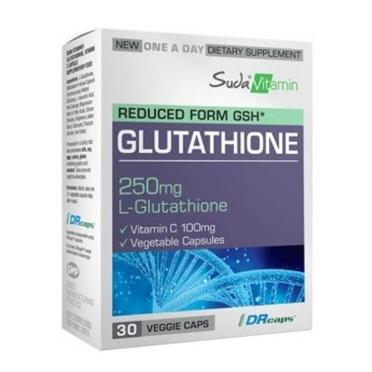 Suda Vitamin Glutathione 250 mg 30 Vegan Kapsül