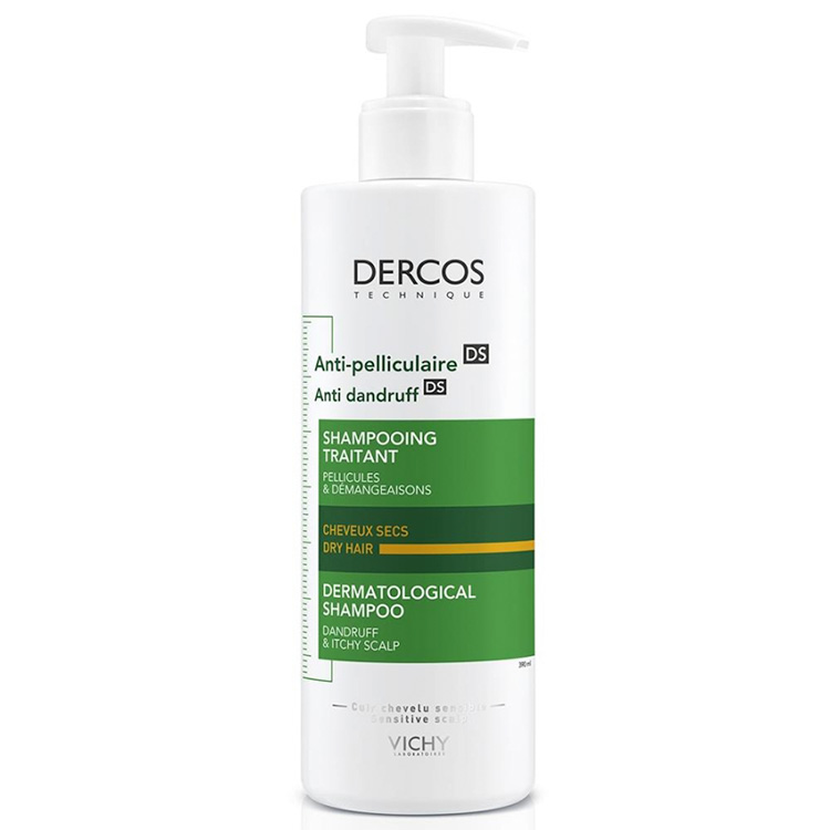 Vichy Dercos Anti Dandruff Kuru Saçlar için Kepek Karşıtı Şampuan 390 ml
