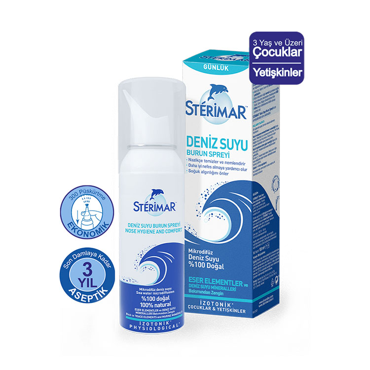 Sterimar Burun Spreyi Deniz Suyu 100 ml