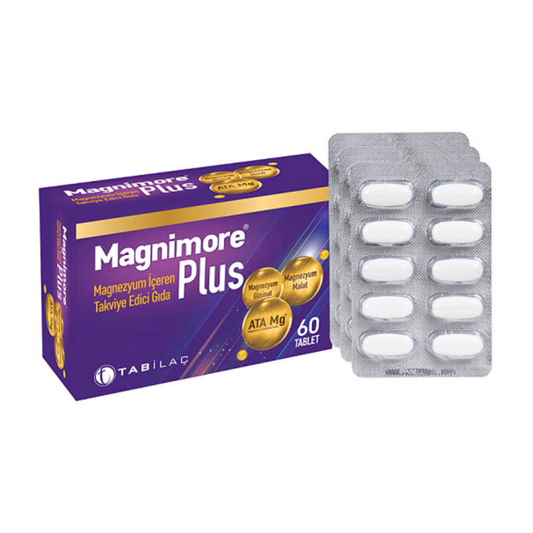 Magnimore Plus Magnezyum İçeren Takviye Edici Gıda – 60 Kapsül