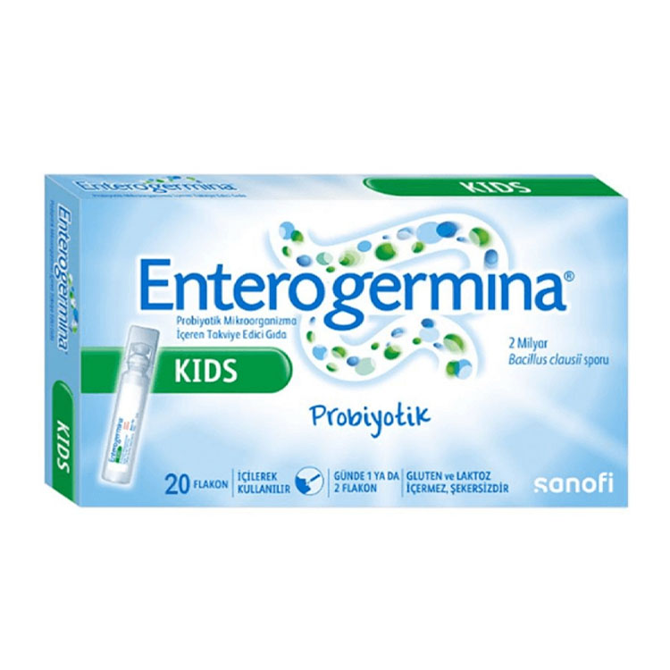 Enterogermina Çocuklar için Takviye Edici Gıda 100 ml (5 ml x 20 Flakon)