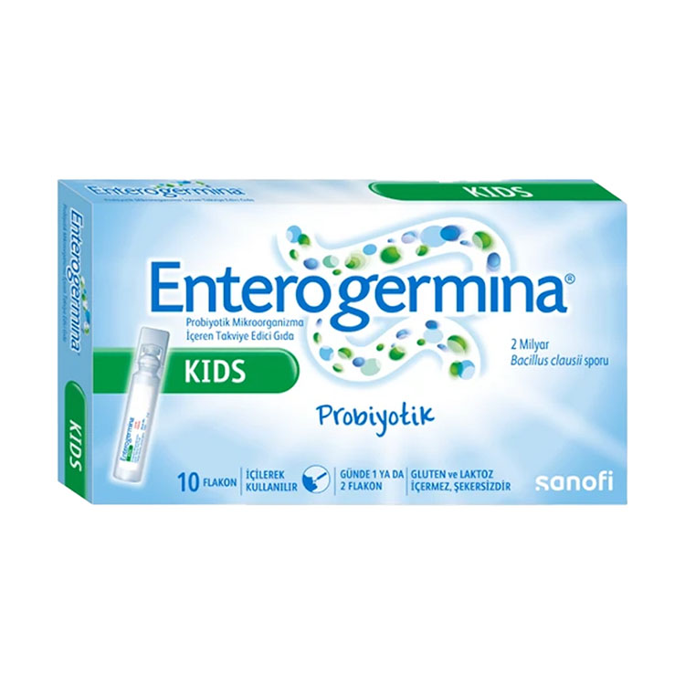 Enterogermina Çocuklar için Takviye Edici Gıda 50 ml (5 ml x 10 Flakon)