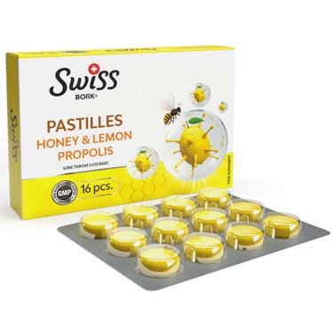Swiss Bork Bal Limon Propolis Pastil – 16’lı