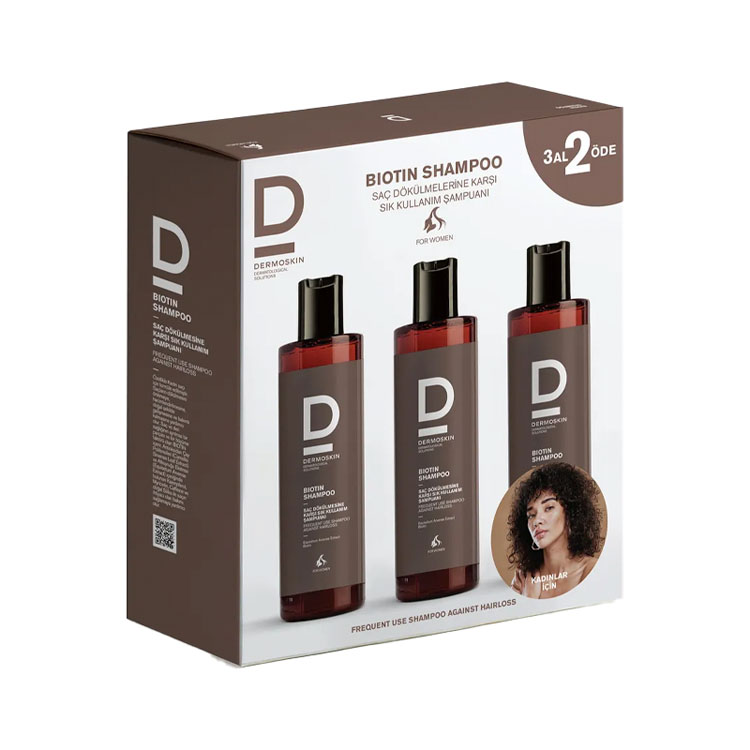 Dermoskin Biotin Shampoo For Women 200 ml (3 Al 2 Öde)