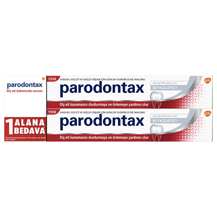 Parodontax Beyazlatıcı Diş Macunu 75 ml x 2'li