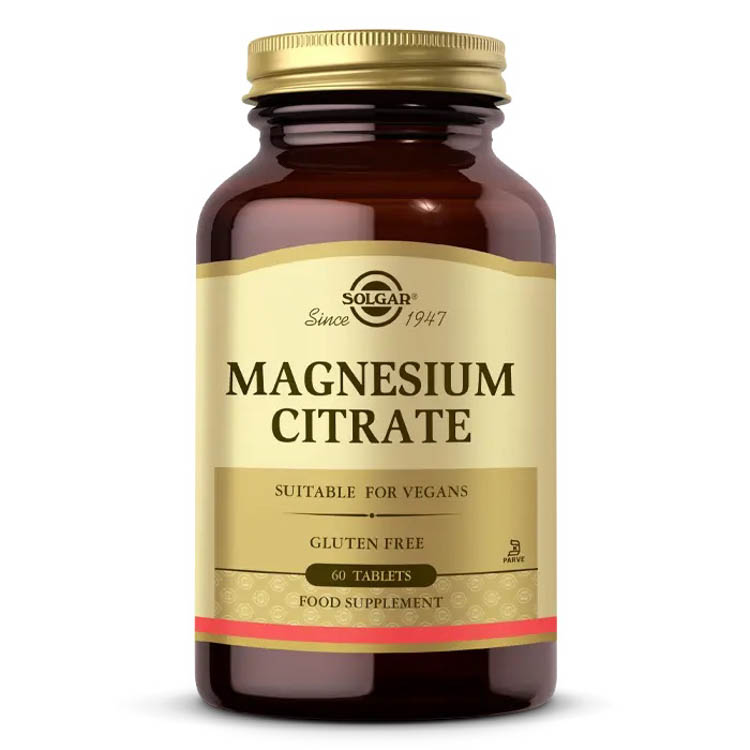 Solgar Magnesium Citrate 200 mg 60 Tablet