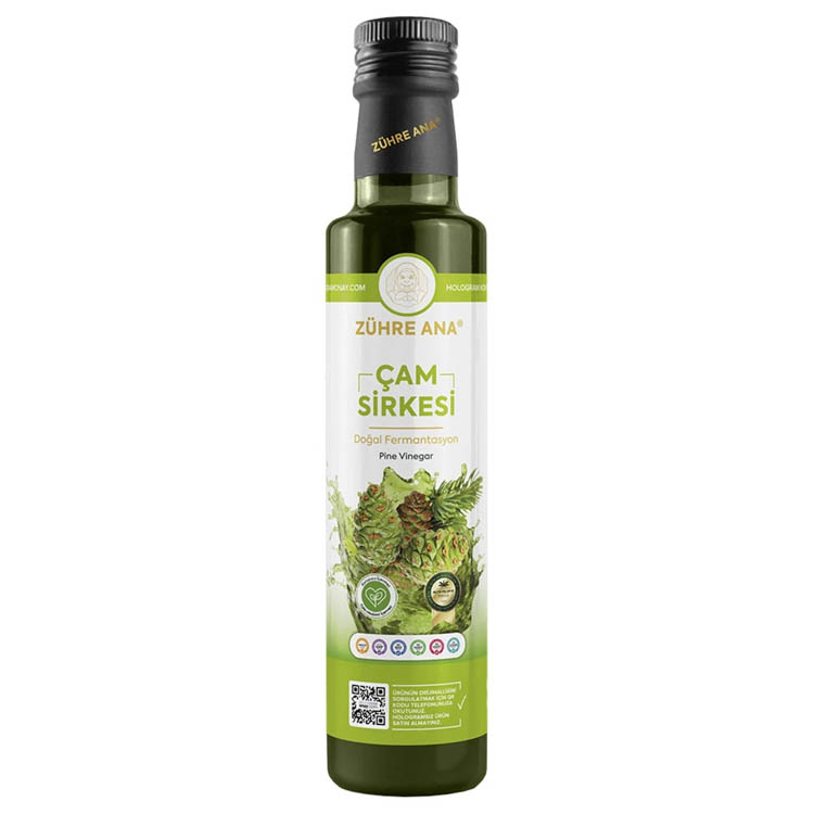 Zühre Ana Çam Sirkesi Doğal Fermantasyon Pine Vinegar 500 ml