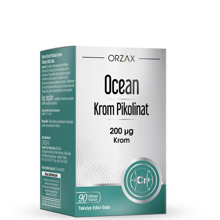 Ocean Krom Pikolinat 200 mcg 90 Kapsül