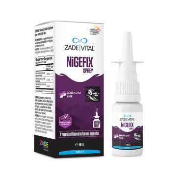 Zade Vital Nigefix Nazal Sprey 15 ml