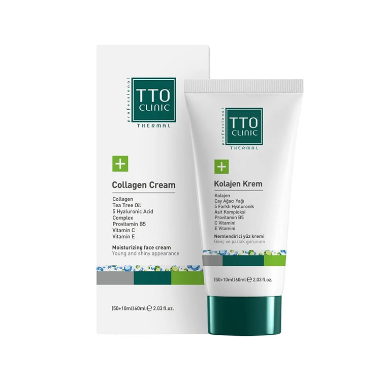 TTO Clinic Kolajen Krem 50 ml + 10 ml Bedava