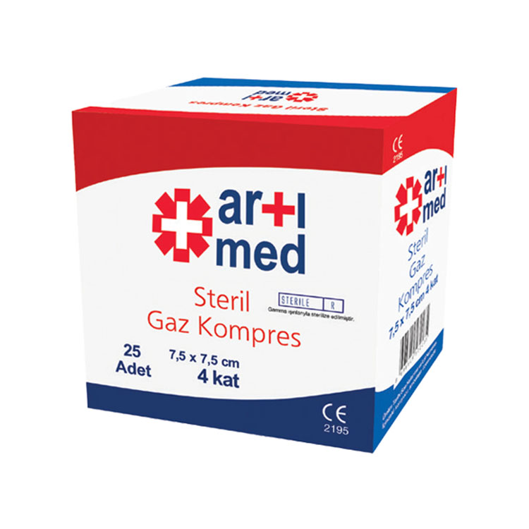 Artımed Gaz Kompres 25'li