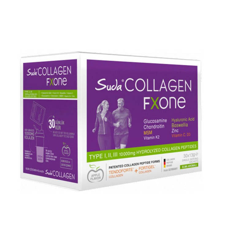 Suda Collagen Fxone Apple 13 gr x 30 Saşe ELMA AROMALI