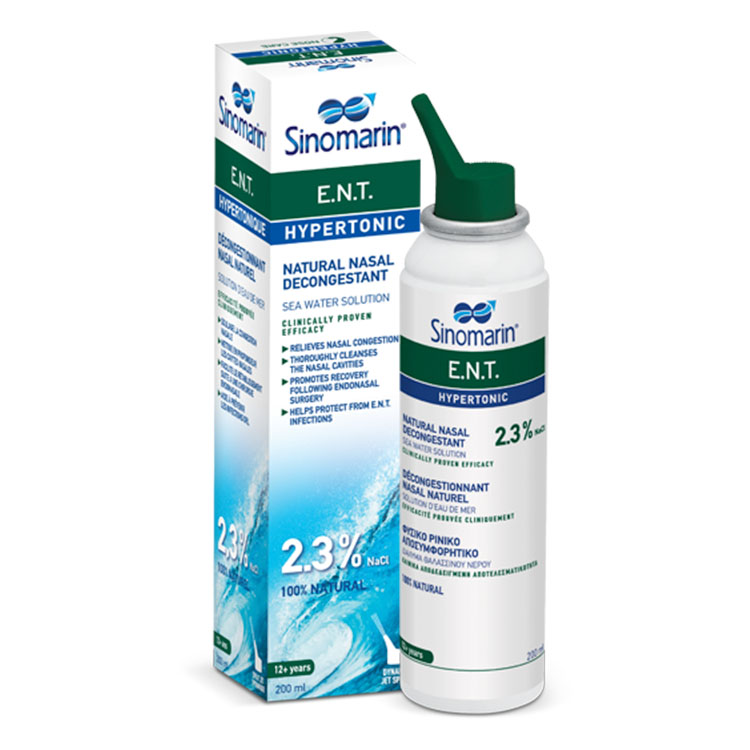Sinomarin E.N.T. Deniz Suyu Burun Spreyi 200 ml