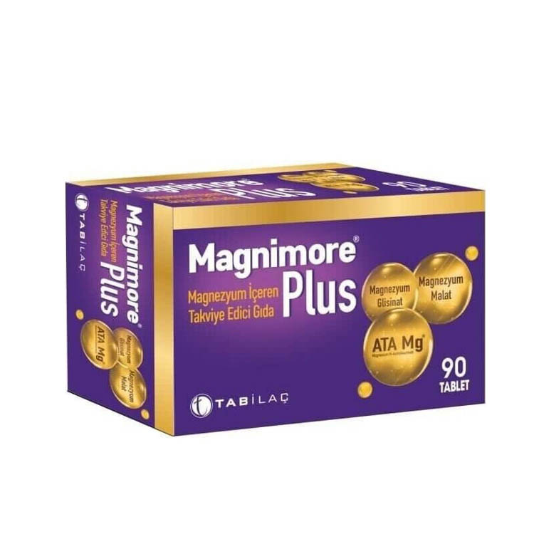Magnimore Magnezyum Plus Takviye Edici Gıda – 90 Tablet