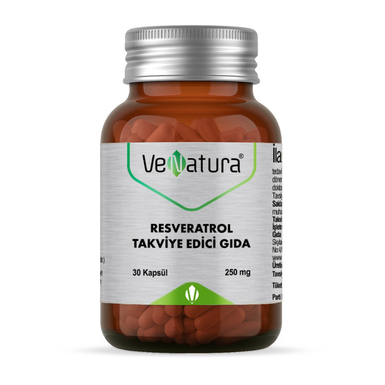 Venatura Resveratrol 250 mg 30 Kapsül
