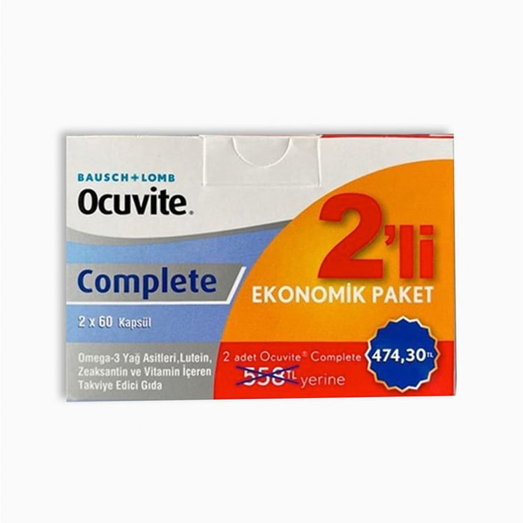 Ocuvite Complete 60 Kapsül - İkili Fırsat Paket
